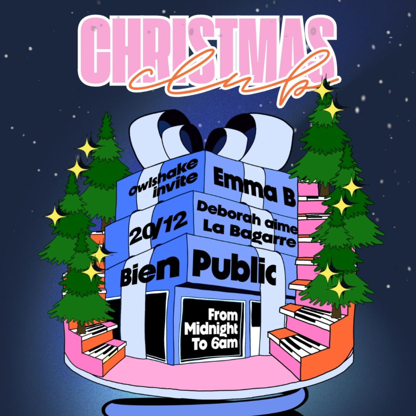 CHRISTMAS CLUB: OWLSHAKE invite DALB b2b EMMA B