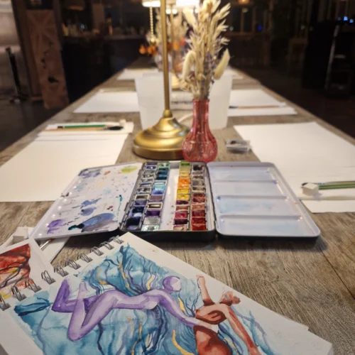 Atelier: Les Galaxies à l’aquarelle