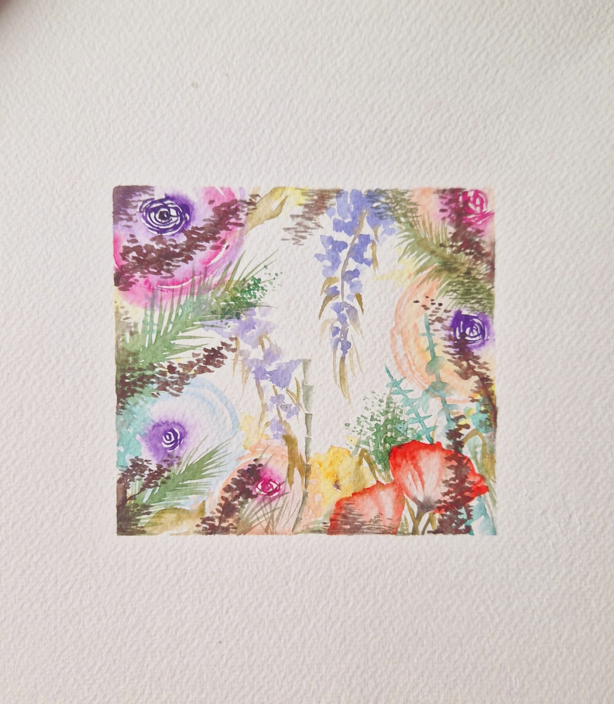 Atelier aquarelle Fleurs et plantes 🌸 avec Miriam de la QB